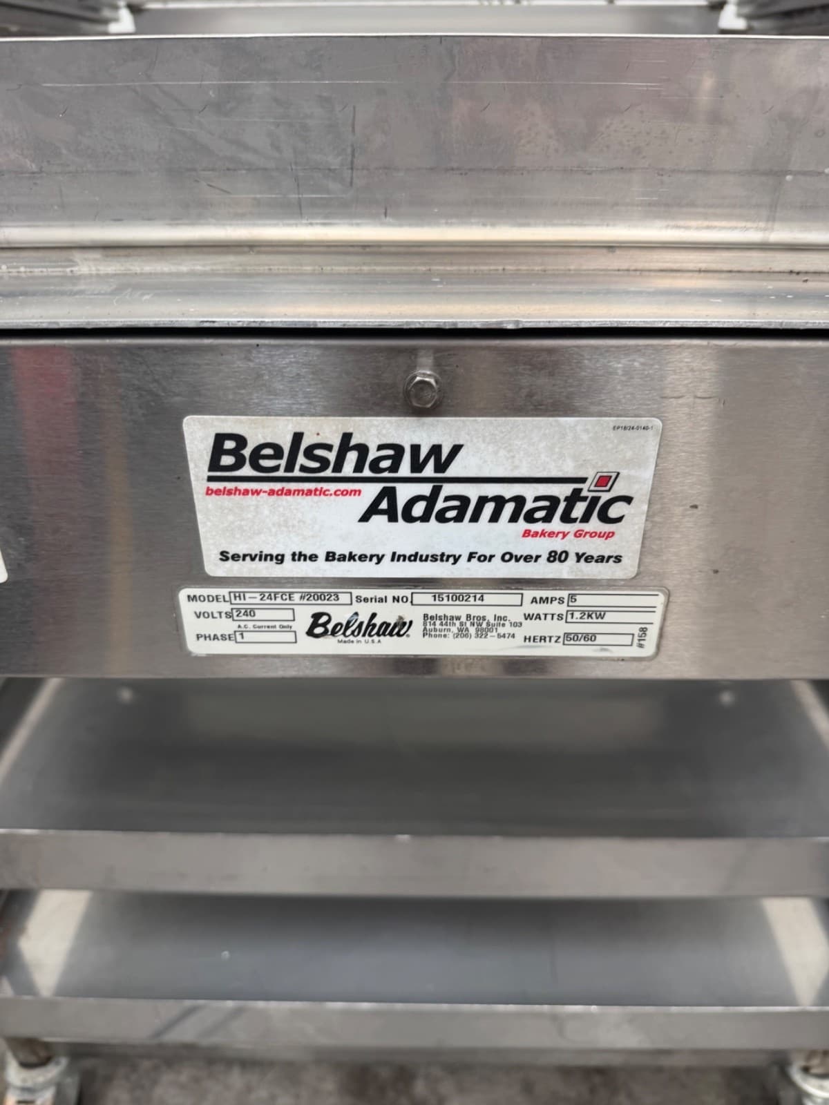 Belshaw HI24F Doughnut Icer Commercial Bakery Donut Icing Machine Heated Pan, photo 4