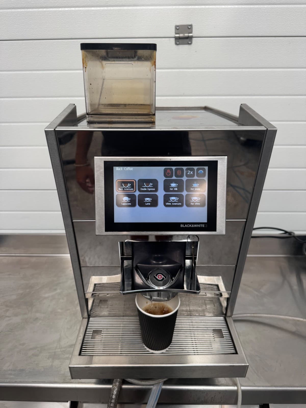 Thermoplan Black & White3 BW3 CTM Commercial Bean to Cup Coffee Machine Tested