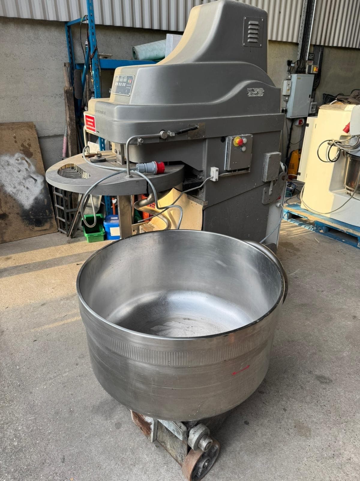 VMI Berto MAG-R 160 Spiral Mixer 160kg Removable Bowl 3 Phase Industrial bakery