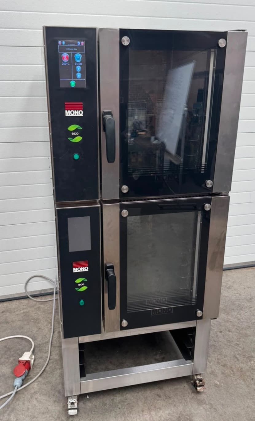 Mono Eco Double 7 Tray Convection Oven 400x600 Touchscreen Bakery Bake Off